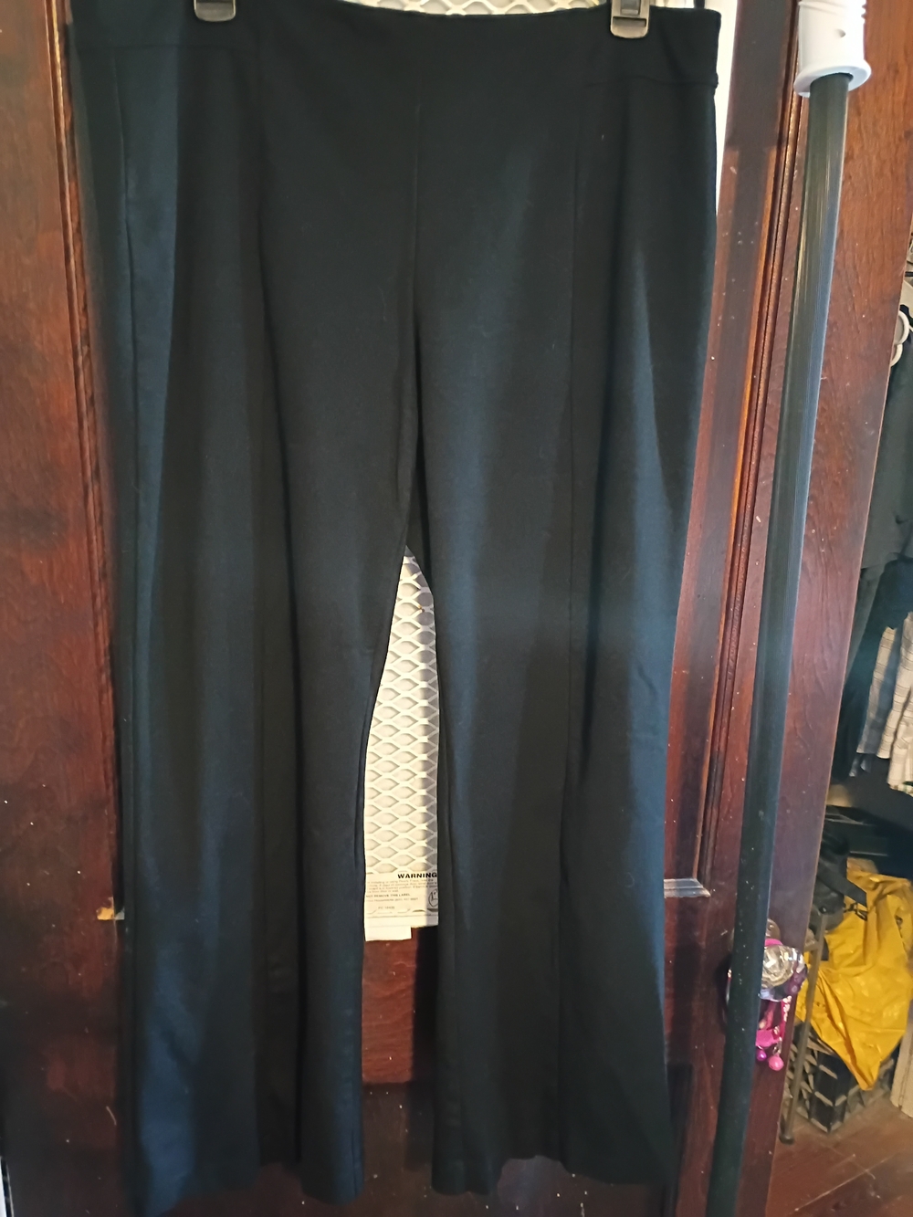 INC International Concepts Black Wide-Leg Pants